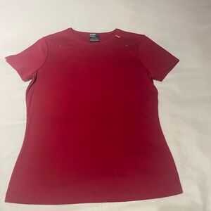 Lole Deep Red Women's Short Sleeve Tee